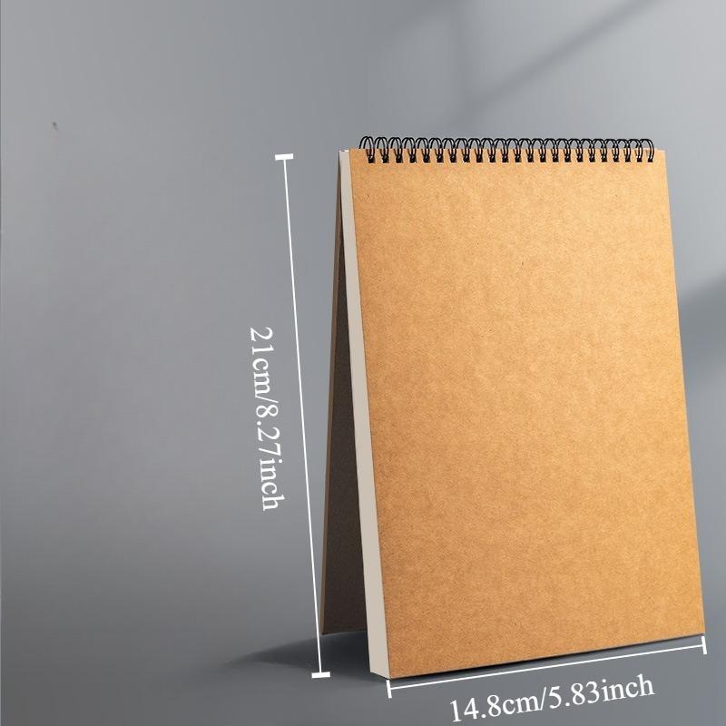 

Скетчбук на спирали - 50 листов, безкислотная акварельная бумага, высококачественный блокнот для рисования, живописи и письма - 1 упаковка скетчпада 1pc