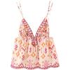 Jnleaog New Arrival Women's Clothing Sequin Embroidery Accessories Tops Retro Casual Vacation Sexy Backless Underwaist Sling