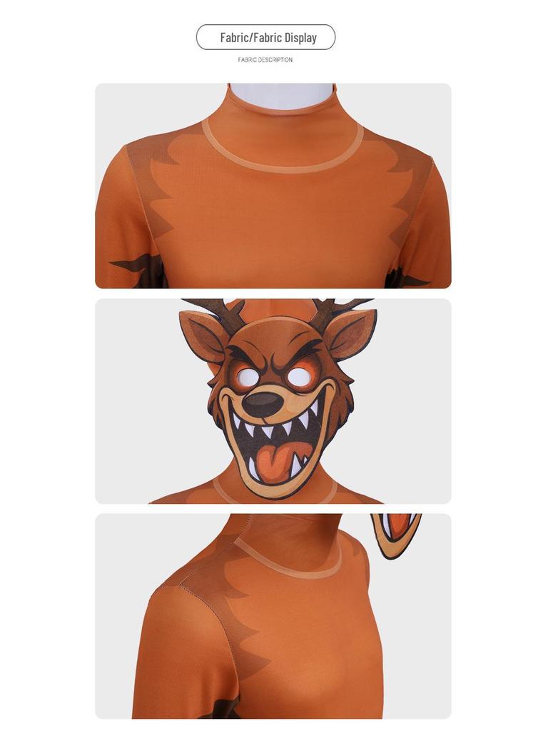 Geyik Kostüm Seti: Çocuklar ve Yetişkinler İçin Bambi'den İlham Alan - 99 Gece Sürümü