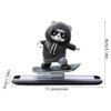 Lovely Skateboard Bear Car Interior Center Console Screen Ornaments Automatic Sliding Decoration Adhesive