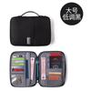 Travel Passport Holder Waterproof Portable Document Organizer Multi Functional Card Holder Large Capacity Handheld Document Bag