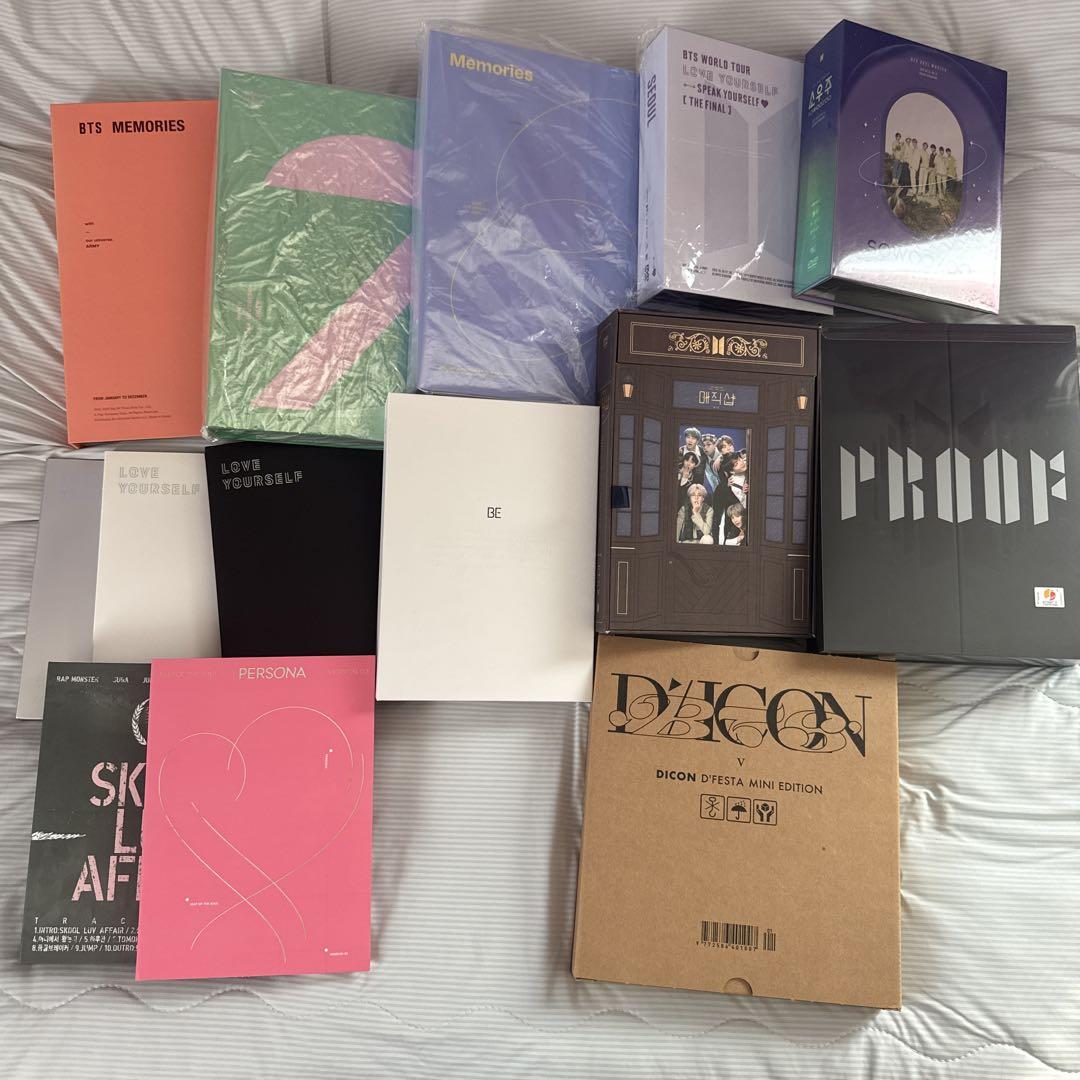 

[ВЖИВАНИЙ] BTS MEMORIES magic shop DVD альбом dicon V