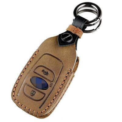 YANMW Kompatible Echte Leder Schlüsselhülle für Subaru Echte Leder Schlüsselhülle Schlüsselabdeckung