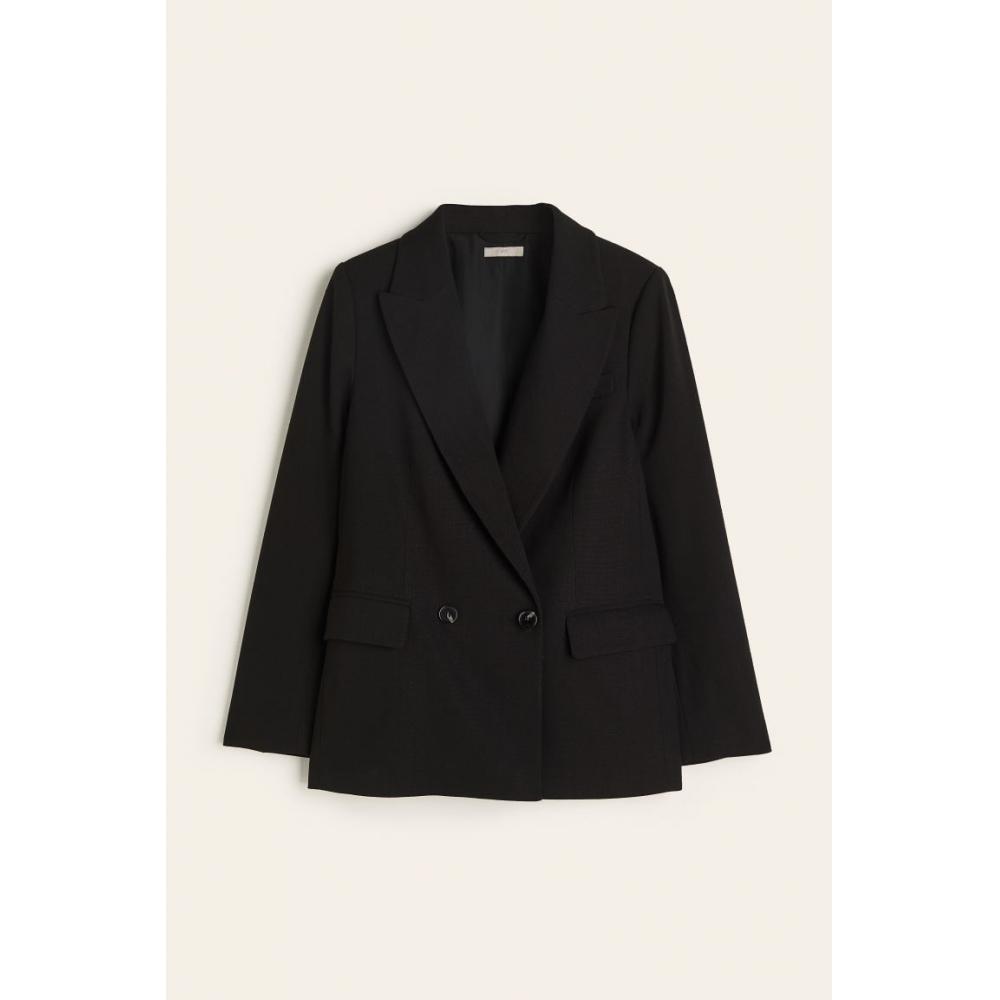 

Двубортный пиджак HM черный