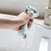 Dish Microfiber Household Kitchen Cleaning Towel Clean Cloths Non-stick Oil Rags Scouring Pad