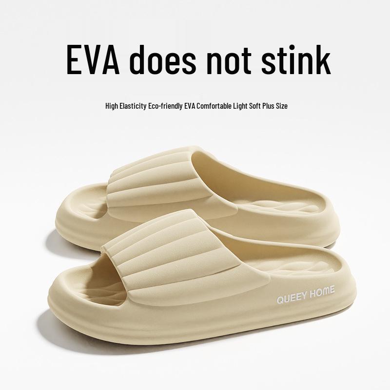 Stepping-on-Clouds: Non-Slip, Thick-Soled EVA Summer Slippers for Men & Women – Ideal for Indoor, Outdoor, and Bathroom Use