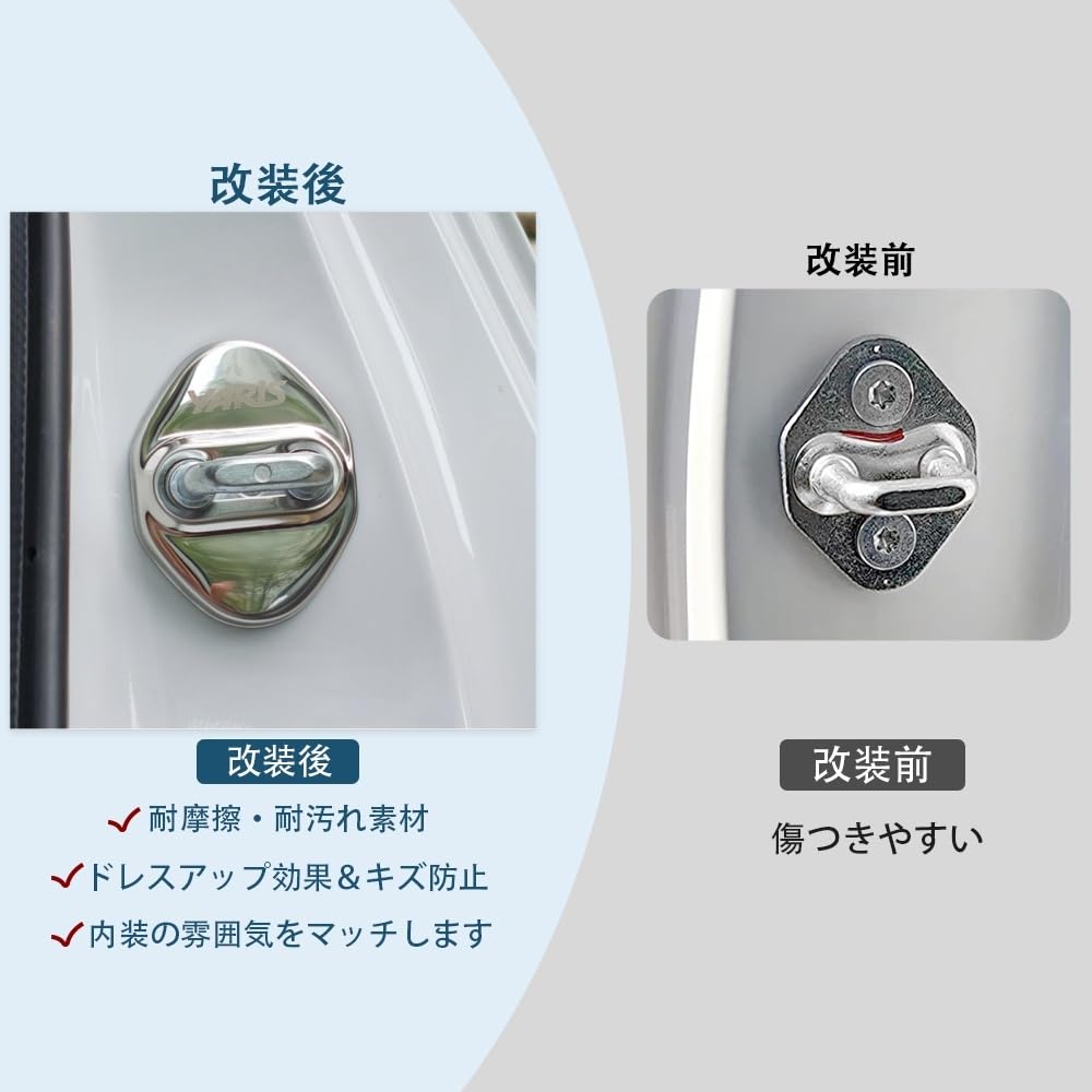 MEKOMEKO Toyota New Yaris Yaris Cross Exclusive Striker Cover Door