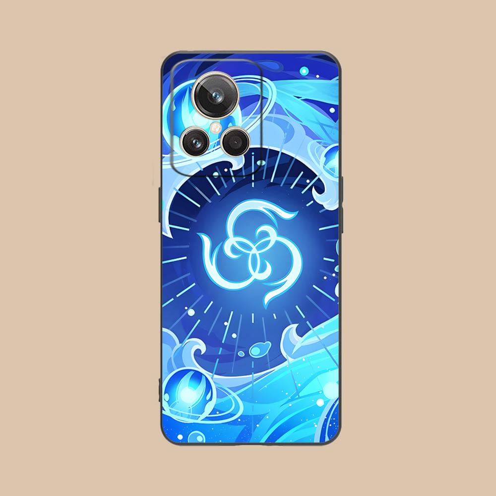 

Game GI Neuvillette Matte TPU Mobile Phone Case for Realme 15 14 13 12 11 10 9 Pro Plus T i Lite 5G Colorful Printing Cover realme 9i 5G