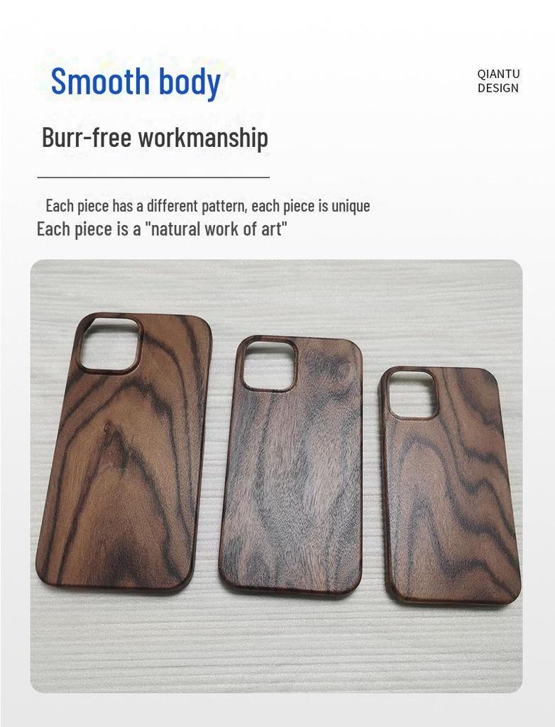 "iPhone 13 Pro/Pro Max Wooden Aramid Fiber Protective Case"