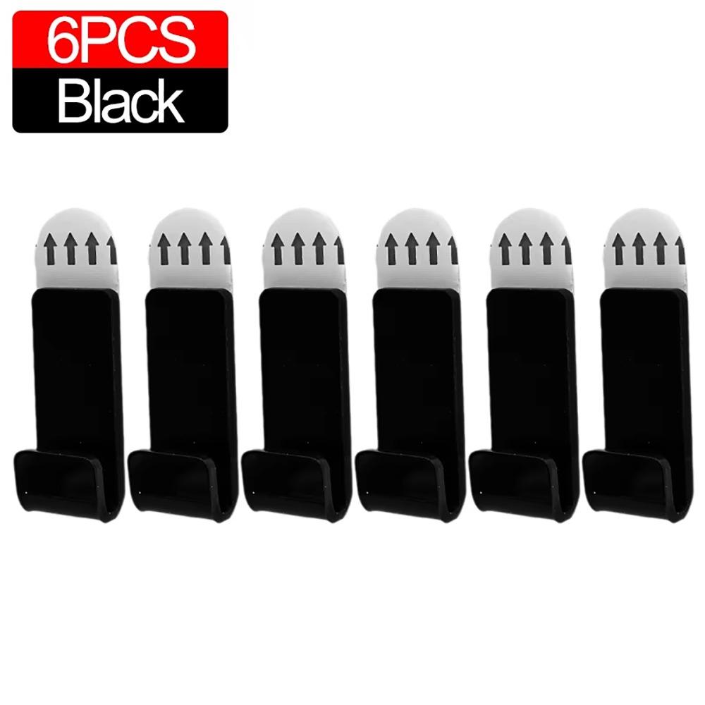 

6Pcs Acrylic Display Storage Shelf Self Adhesive Album Disc Show Rack New Records Holder 6Pcs Black