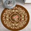 Round Carpet for Living Room Bed Room Floor Carpets Home Decor 3D Printed Rugs Anti-slip Mat