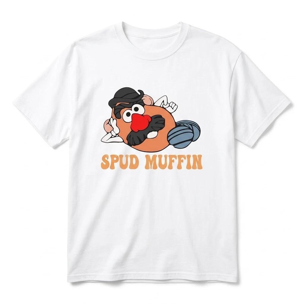Funny Spud Muffin T-Shirt - Mr. Potato Head Inspired Graphic Tee for Men & Women XS