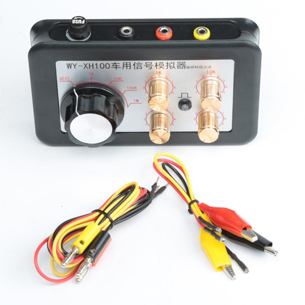 1*Fahrzeugsensor-Simulator Tester Auto Signalgenerator Simulator Reparaturwerkzeug Teile Zubehör 13*9*16cm