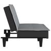 Sofa Bed Light Grey Fabric