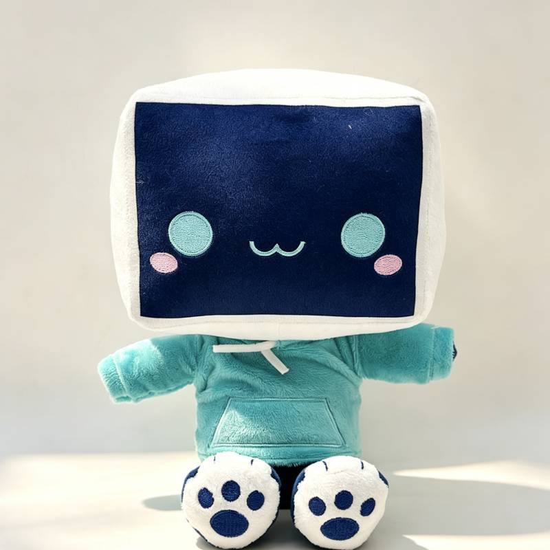 Tower Defense Simulator Narrator Minbitt Tv Plush Doll Stuffed Toy With Soft Pp Cotton For Kids And Collectors