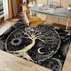 1 Stück. Himmlischer Baum des Lebens Heimdeko Teppich Büro Teppich Stuhlmatte Outdoor Geschenk - Kosmische Sterne Mond Sonne Himmelskörper Wandteppich Wandbehang Kunst