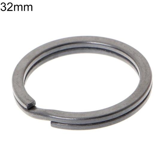 1 st titanmetall nyckelring Lättviktig Rostfri nyckelring Rund Hängande Cirkel