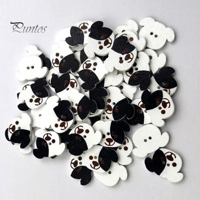 Lot de 50 boutons peints de couleur vive, beaux, faciles à nettoyer, ne se cassent pas facilement, boutons artisanaux pour vêtements
