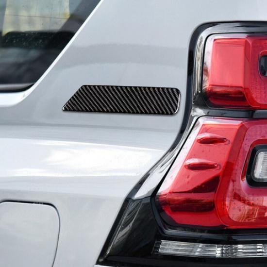 1 Pair Carbon Fiber Car Body Anti Scratch Deoration Sticker For Prado 2010-2018