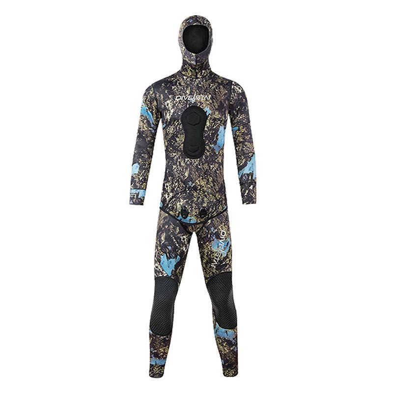 3mm 5mm 7mm Neoprene Wetsuit Set Freediving Spearfishing Snorkeling Surfing Jellyfish Protection