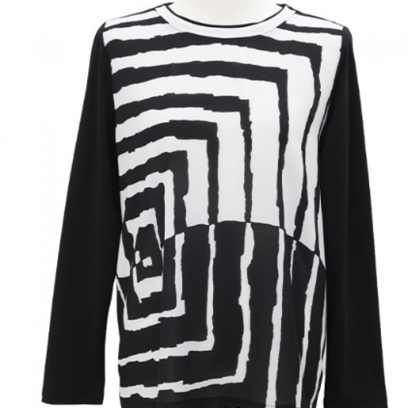 Shiz Madam Long Blouse T57499 Geometric Design For Women