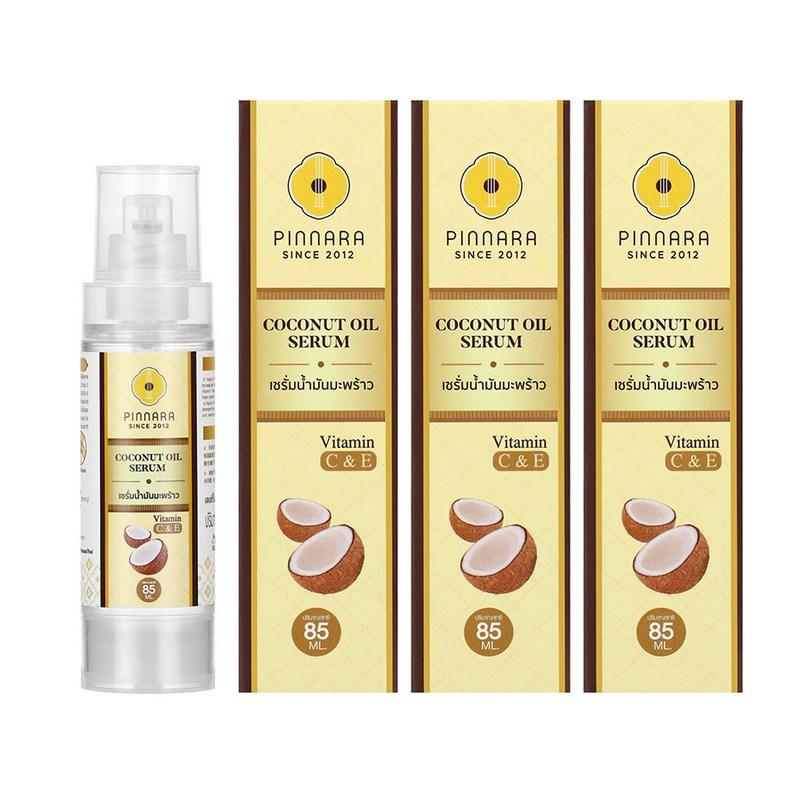 Pinnara Coconut Oil Serum, 85ml, 3 Pcs