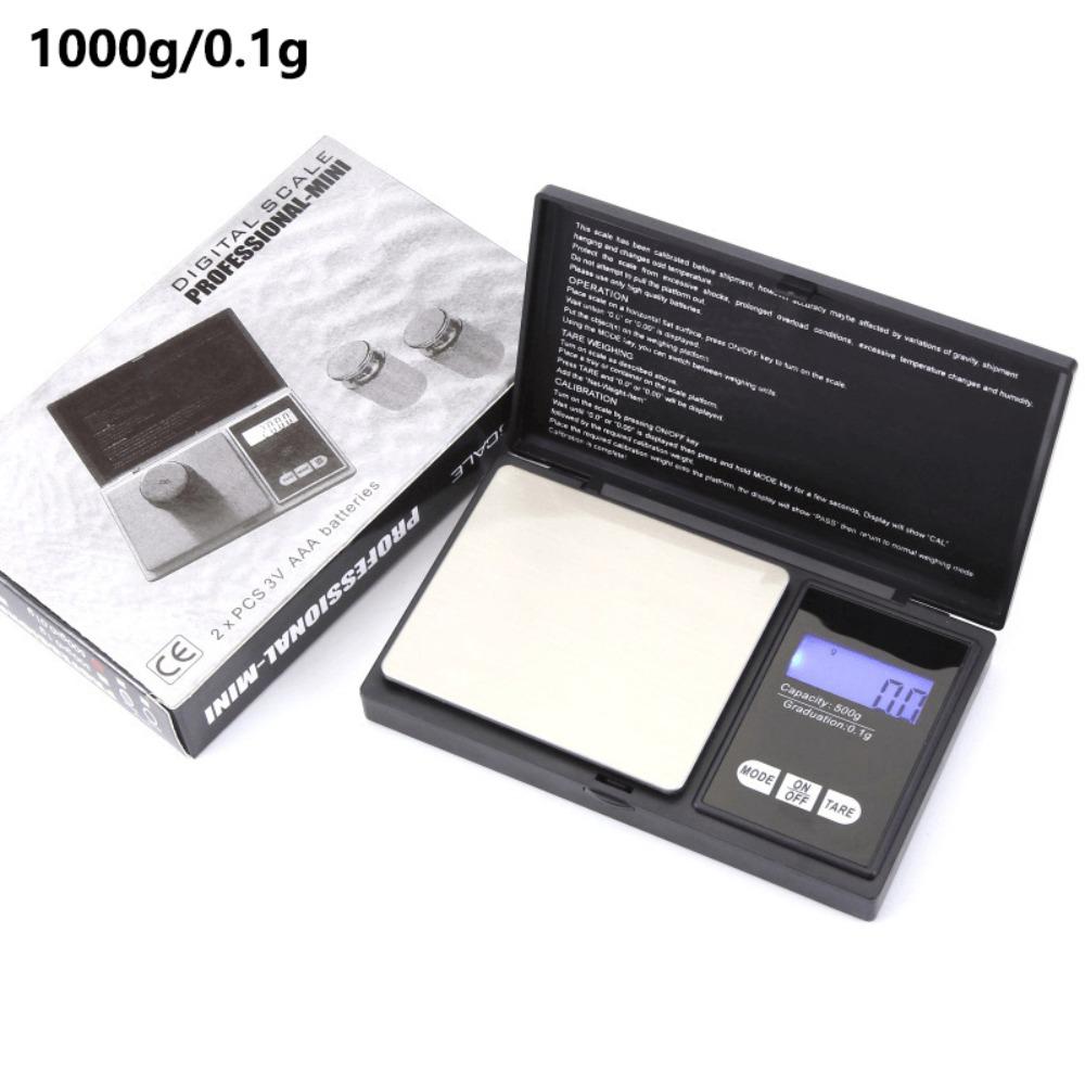 0.01g Electronic Scales Stainless Steel Kitchen Scales Portable Coffee Scales
