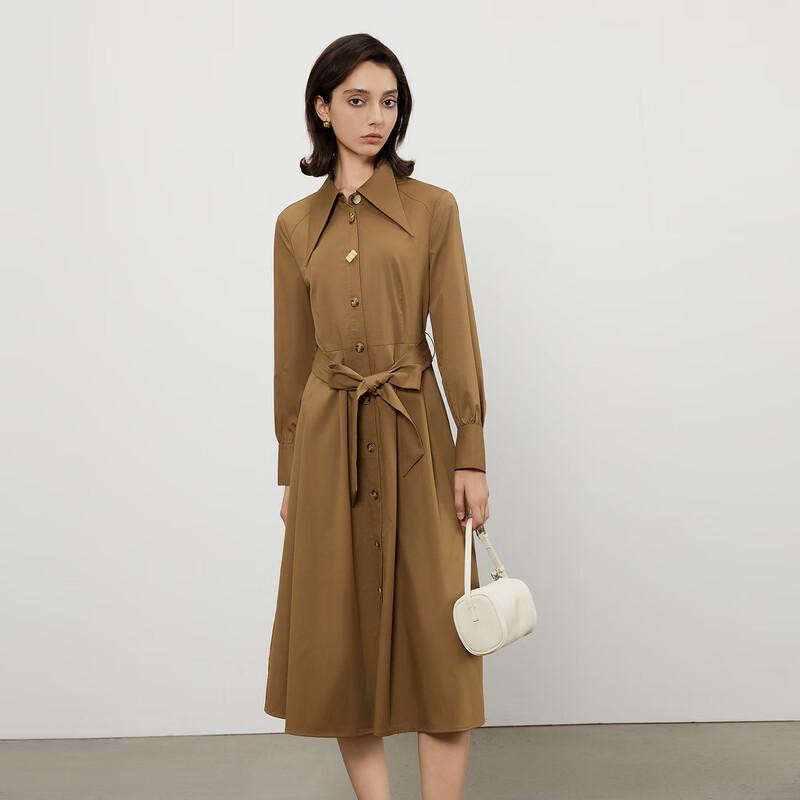 

Ge Jin Women s High-Quality Commuter Long Sleeve Dress L