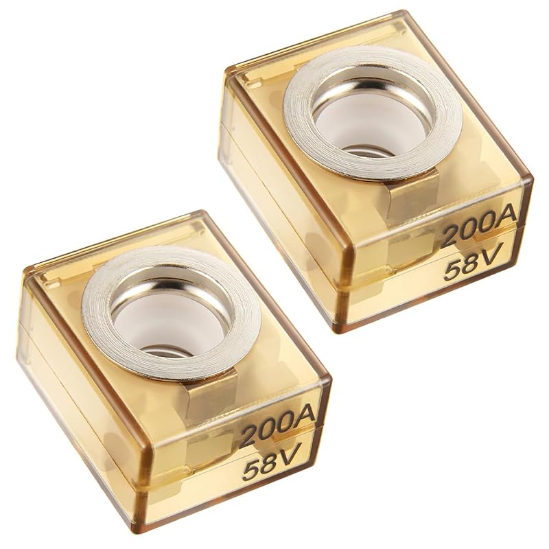 BOJACK Terminal Fuse 300A Marine Rated Battery Fuse (MRBF) 58V DC Max IP66 Waterproof for The Circuit Protection of Automobiles RVs Cranes Ships