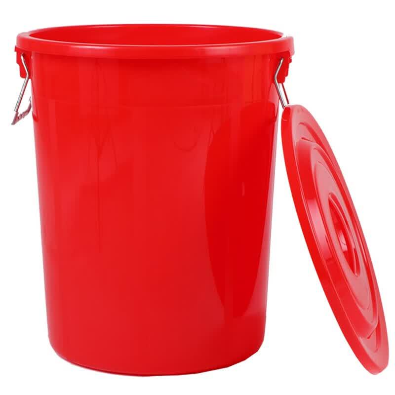 Yiduomei Heavy-Duty Plastic Storage Bucket with Lid 60L