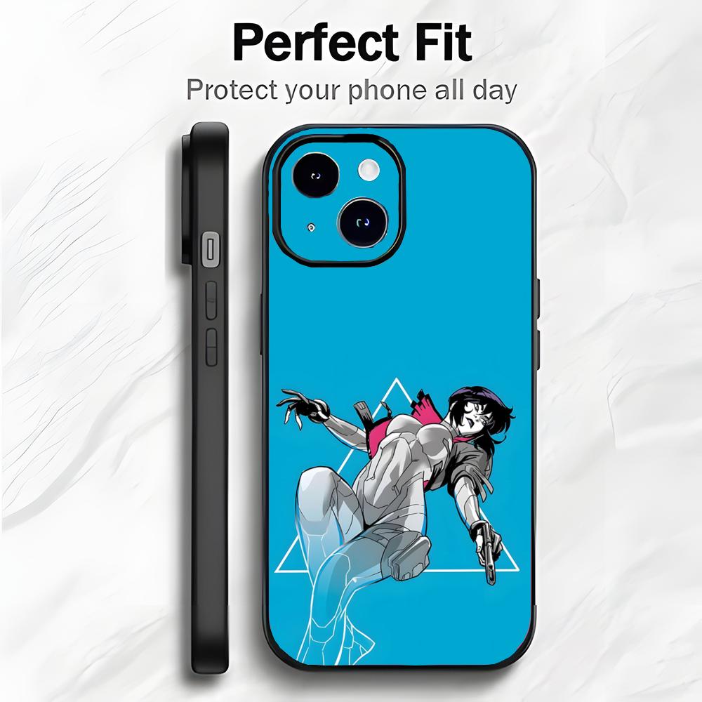 Cyberpunk Classic Anime G-Ghost In The Shell Phone Case Phone Case Soft Packaging Lightweight For iPhone17 16 15 14 13ProMax