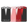 Car Sticker 2025 New Tesla 3D Design Highlight Key Card Holder Silicone Protector Cover Keychain for Tesla Model 3 Model Y Acces