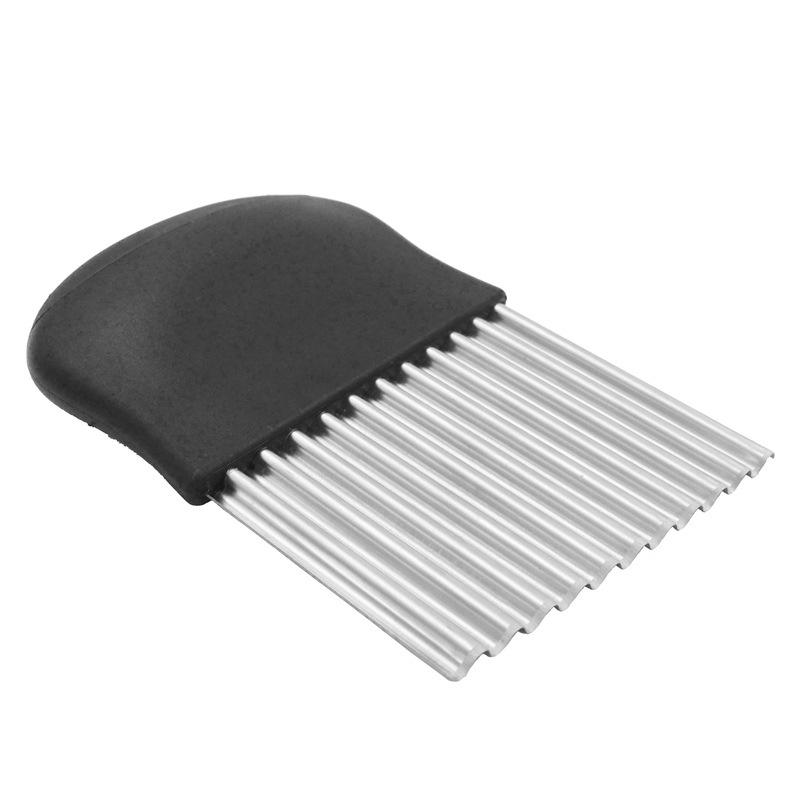 Wave Knife Cut Potato Corrugated Spikes Cut Fancy Shreds Deep Grain Potato Lattice Slicer Fries Slicer Home