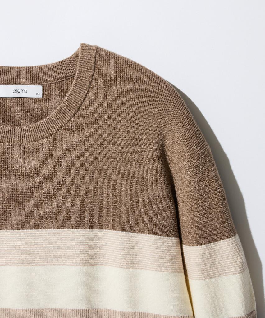STCO Diems Soft Touch Block Round Knit_Beige (Classic Fit)_Dktxa06Ctd
