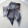 Scarf Women Dot Print Long Silk Feeling Bag Tie Neck Skinny Scarves Female Foulard Hairband Print Lady Neckerchief Ribbon