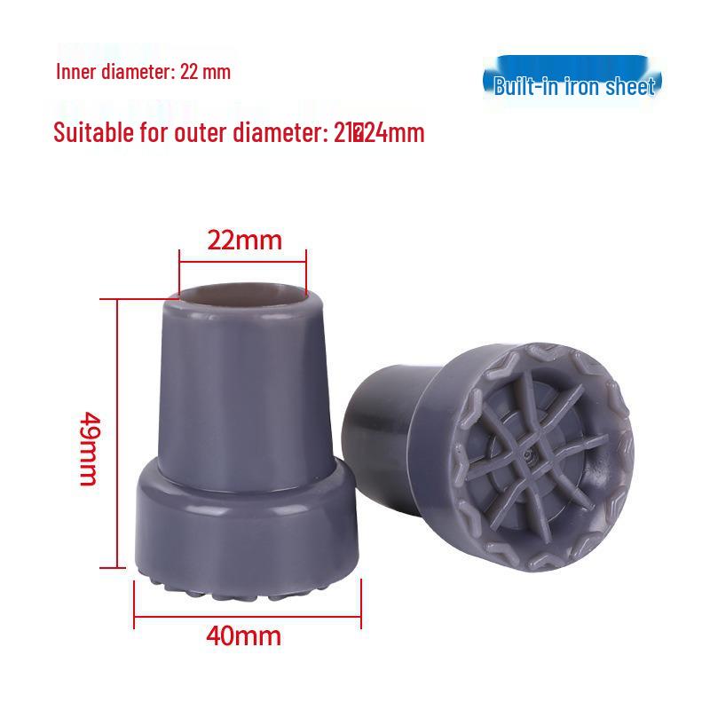Non-slip Wear-resistant Quad Cane Rubber Feet Covers