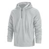 Herren Hoodies Smart Casual Color LangarmSweatshirts Mit Kordelzug Loose FitWarm Einfarbig Kapuzenoberteile AthleisureHerbst Winter