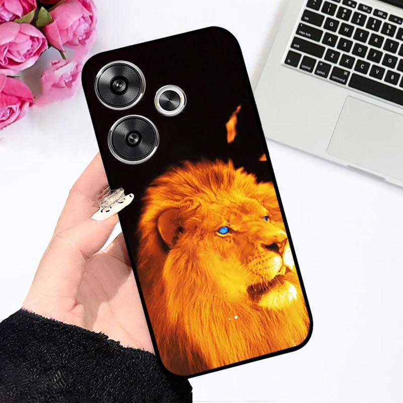Cases For POCO F6 Cover Cute Astronaut Fashion Shockproof Soft Bumper For Xiaomi POCO F6 Coque For POCOF6 F 6 2024 Phone Capa