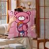 G-Gloomy B-Bear Personalized Pillow Cover Kids Bedroom Wild Party Decor Pillowcase Kid Birthday Shower Gift