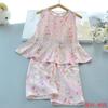 Girls Summer Floral Rayon Vest And Shorts Set Cute Baby Cotton Silk Home Wear Two Piece Outfit For Kids