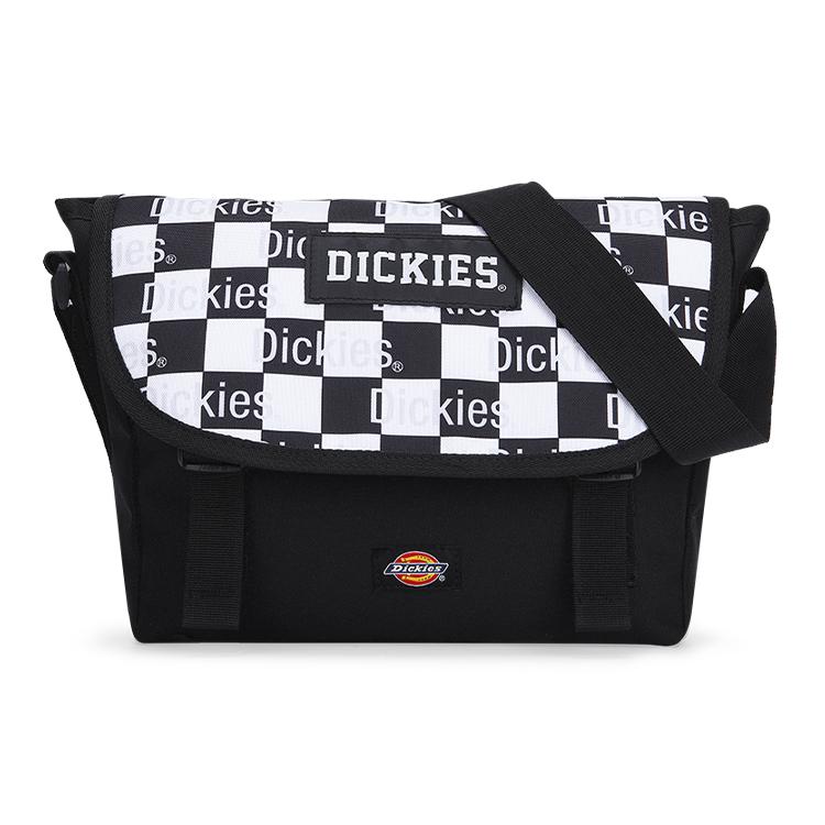 

New Dickies Polyester Messenger Bag, Crossbody Bag, Shoulder Bag Unisex Black 182U90LBB20WH02 24.9*6.1*21.1CM