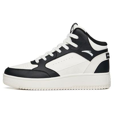 Vysoké protišmykové tlmiace odolné skate topánky Dámske tenisky Čierne biele 922238013-3