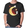 Unisex Crew Neck T-Shirt Year Of The Rabbit Graphic Short Sleeve Casual Tee