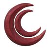 Solid Crescent Hair Fork Handcarved Handcrafted Hair Stick High-end Wooden Half-Moon Hairpin  Daily