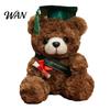 Plush Bear With Bow Tie Personalized Graduation Gifts 2026 for Her, 7-Inch Teddy Bear, Soft Celebration Gift Mascot College High School, Grade