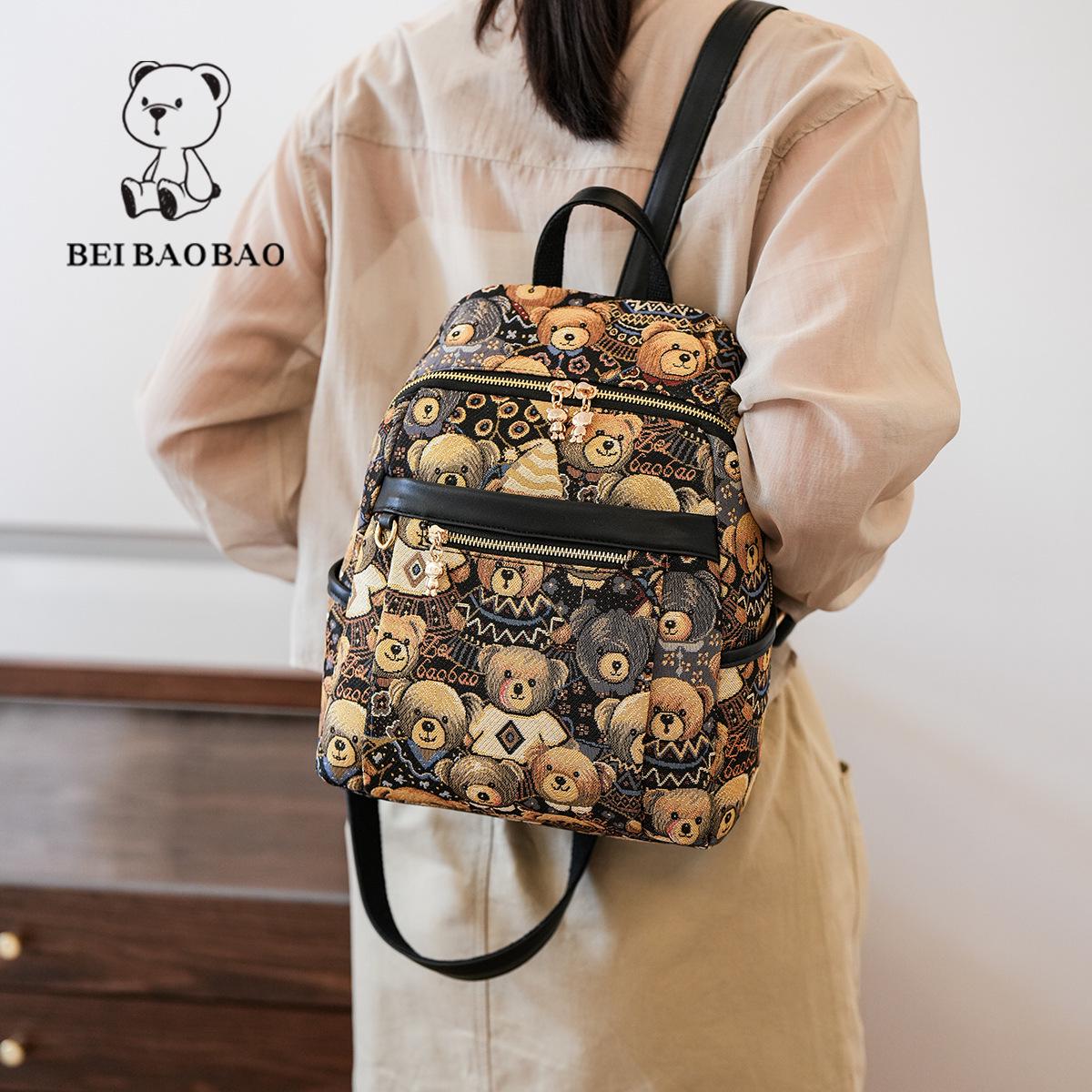 

Women s Summer Canvas Backpack - Korean Ins Style, Casual Travel Bag