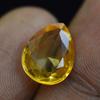 4.80 Ct NATURAL Yellow Sapphire Pendant Size Certified Pear Cut Loose Gemstone