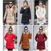 Women Slim Colorful Fur Collar Hooded Coat Jacket Parka Outwear For Ultimate Winter Warmth