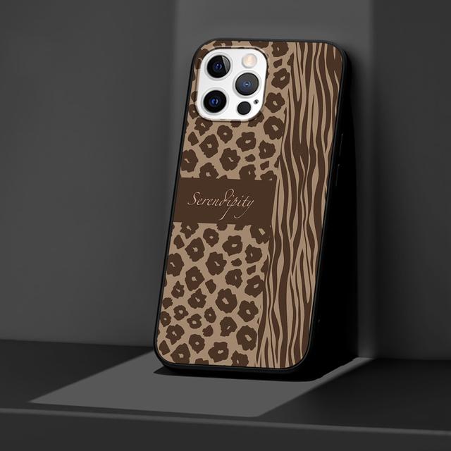 Étui Support Léopard Pour IPhone 6 Plus - Housse Avec Support Pliable, Neuve