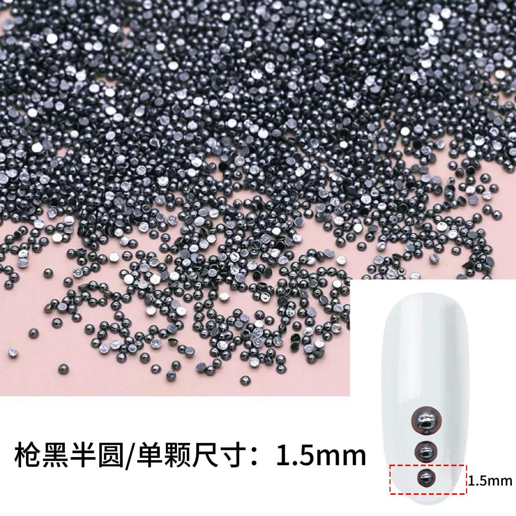 Punk Style Alloy Rivet Nail Art Decorations 3D Pointed Cone Large Medium Small Nail Decorations DIY Accessories